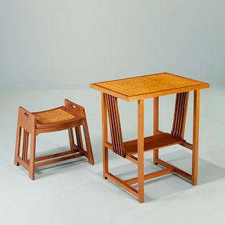 Wilhelm Schmidt, Secessionist stool and table