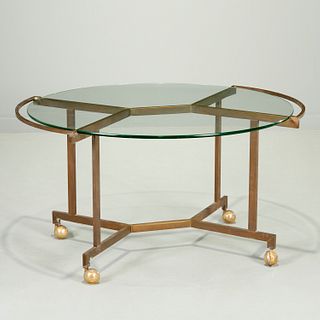 Harvey Probber (attrib.), brass serving table