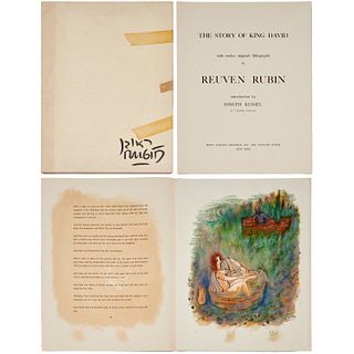 Reuven Rubin, King David portfolio, 1971