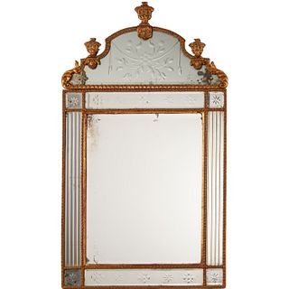 Swedish Baroque mirror, manner Burchard Precht