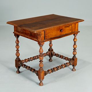 Louis XIII walnut side table