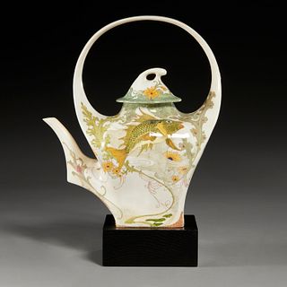 Willem Hartgring, Rozenburg teapot and cover