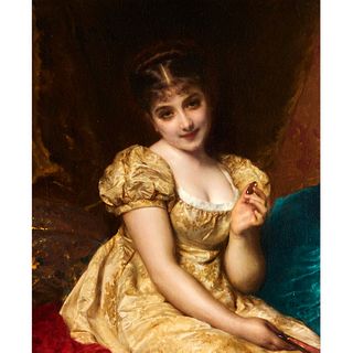 Etienne Adolphe Piot, oil on canvas