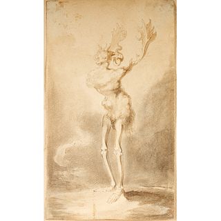 Francisco Goya (attrib.), original drawing