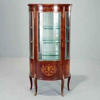 R.J. Horner Louis XVI style vitrine cabinet