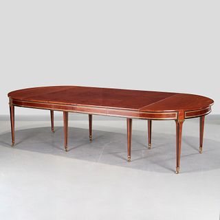 Good Directoire style mahogany dining table