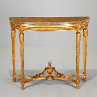 Maison Delmas, Louis XVI style giltwood console