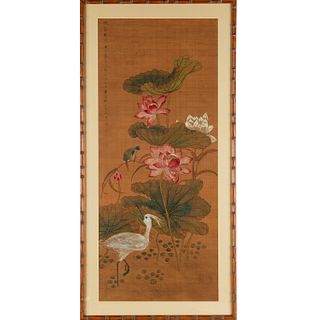 Chinese School, large scroll painting