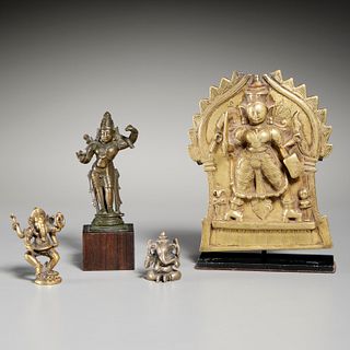 (4) Southeast Asian & Indian figures of deities