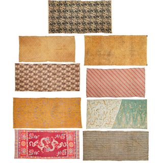 (9) Indonesian batik textiles