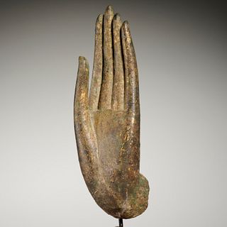 Thai bronze Buddha hand