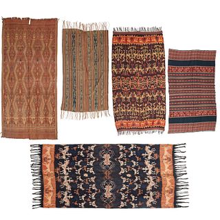 (5) Southeast Asian cotton textile panels