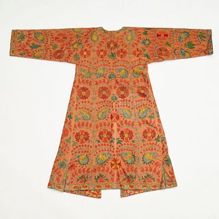 Antique Uzbekistan embroidered chapan