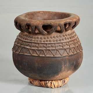 Camaroon, palm wine vessel