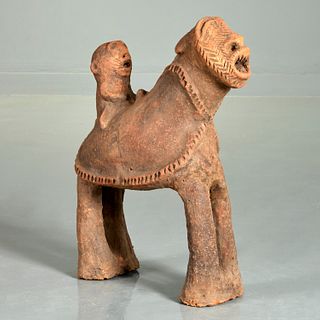 Dakakari Peoples, commemorative equestrian figure