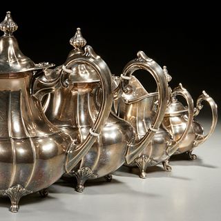 Fisher silver (5) piece coffee and tea service