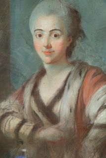 Important Lady portrait, 18th century French school