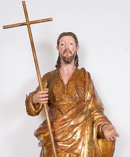 Great Carving of Saint John the Baptist, Valladolid school of the 16th century