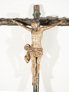 Christ on the Cross, Andalusian baroque school of the 18th century
