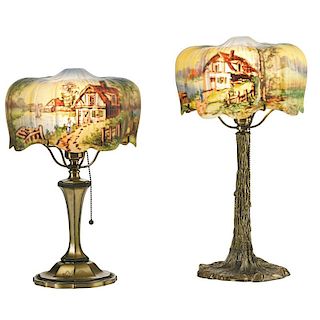 PAIRPOINT Two lamps