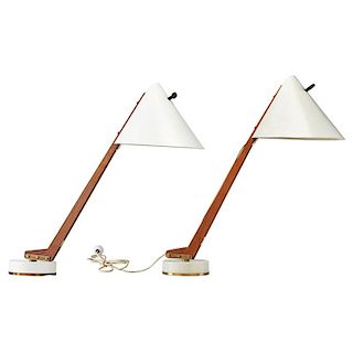 HANS-AGNE JAKOBSSON Two pivoting table lamps