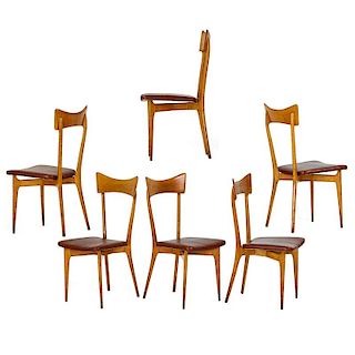 ICO AND LUISA PARISI Six dining chairs