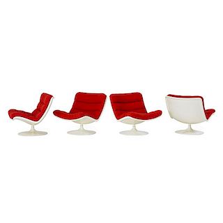 GEOFFREY HARCOURT; ARTIFORT Four lounge chairs
