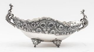 Large Greek Rococo Style Sterling Centerpiece Bowl