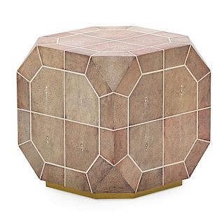 RON SEFF Faceted cube side table