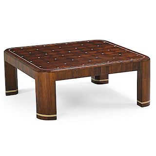 RON SEFF Marquetry cocktail table