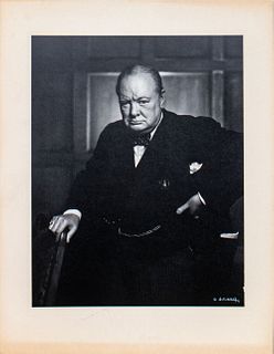 Yousuf Karsh Photograph of Winston Churchill