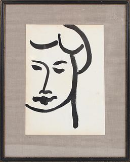 Style of Henri Matisse Ink Drawing