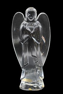 Baccarat Lead Crystal Angel Figure