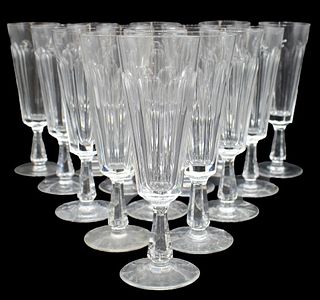(15) Waterford Crystal Champagne Flutes