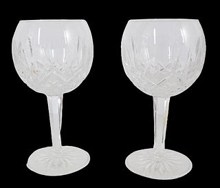 Pair of Waterford Crystal Glass Wine Stems
