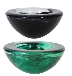 2 Kosta Boda Glass Bowls