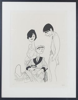 Albert Hirschfeld (1903-2003)American, Lithograph