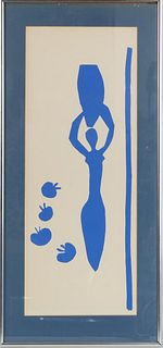 After Matisse, Woman w Amphora & Pomegranates