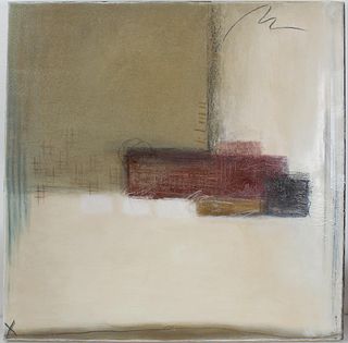 Nell Mabry (20th C) Amer, Abstract M/M on Canvas