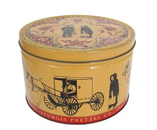 Vintage Sturgis Pretzel Container