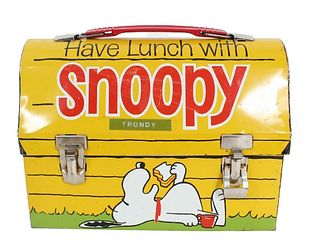 1968 Thermos 'Lunch w Snoopy' Lunch Box
