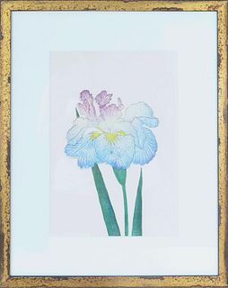 20th C. American Framed Floral Pastel