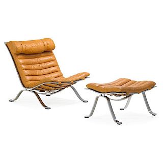 ARNE NORELL Ari lounge chair and ottoman