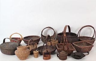 (16) American Woven Baskets