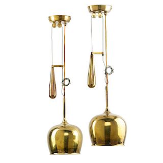 PAAVO TYNELL Pair of pendant lamps
