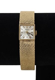 Vintage 1960s 14k Gold Ladies Rolex Watch