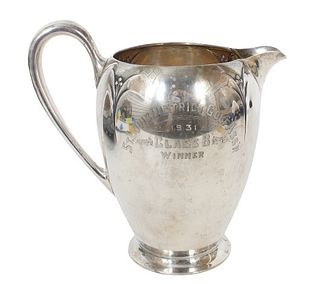 1931 Sterling Silver Golf Trophy  22 OZT