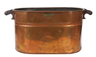 Vintage Copper Bin