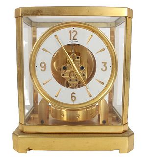 Le Coultre Skeleton Swiss Day Clock