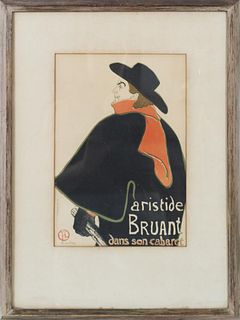 Toulouse Lautrec Litho 'Aristide Bruant'